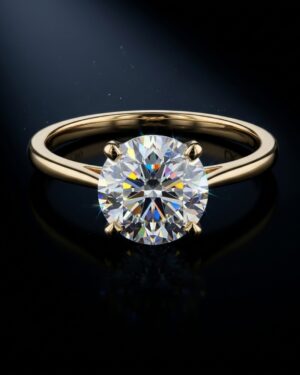 WhatsApp Image 2026-04-02 at 4.20.27 PM 18k Yellow Gold "Eternal Radiance" Signature Ring (1.01ct)