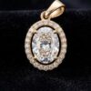 18K Yellow Gold Diamond Earrings 1.13 Carat | Luxury Fine Jewelry for Women | PEN503