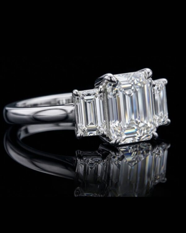 White Gold Diamond Ring – 18K Gold, 1.31ct Diamonds