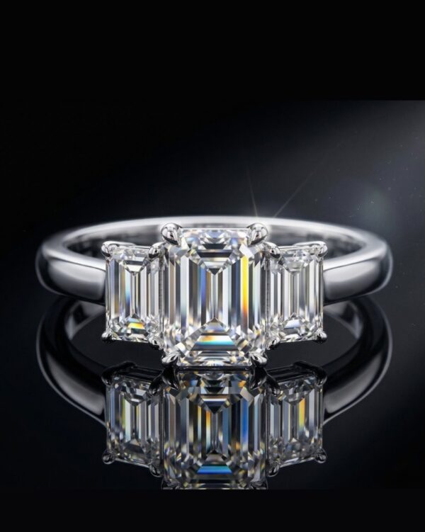 White Gold Diamond Ring – 18K Gold, 1.31ct Diamonds