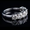 WhatsApp Image 2026-04-03 at 13.05.12 18K White Gold Diamond Ring 1.55 Carat | Premium 5-Stone Luxury Ring for Women | LR074