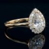 WhatsApp Image 2026-04-03 at 13.10.58 18K Yellow Gold Diamond Ring 1.05 Carat | 19-Stone Luxury Statement Ring for Women | LR303