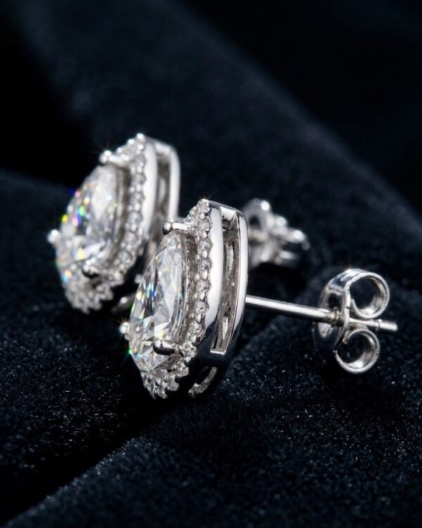 WhatsApp Image 2026-04-03 at 14.32.14 (2) 18K White Gold Diamond Earrings 2.13 Carat | 44-Stone Luxury Statement Earrings for Women | ET203