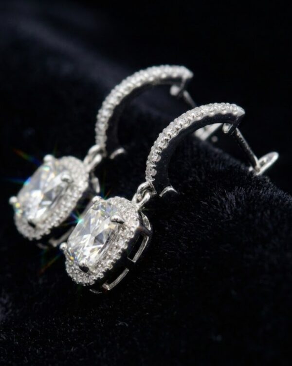 WhatsApp Image 2026-04-03 at 14.32.50 (1) 18K White Gold Diamond Earrings 2.80 Carat | 56-Stone Premium Luxury Statement Earrings for Women | ET205