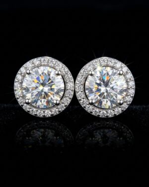 WhatsApp Image 2026-04-03 at 14.35.20 18K White Gold Diamond Earrings 1.66 Carat | 44-Stone Luxury Elegant Earrings for Women | ET202