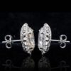 18K White Gold Diamond Earrings 2.35 Carat | 38-Stone Luxury Statement Earrings for Women | ET201