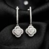 WhatsApp Image 2026-04-03 at 15.13.55 18K White Gold Diamond Earrings 1.07 Carat | 42-Stone Elegant Luxury Earrings for Women | ET208