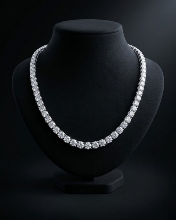 WhatsApp Image 2026-04-04 at 19.03.45 (2) 18K Gold Diamond Necklace 14.41 Carat | 140-Stone Luxury Statement Necklace | NL Collection