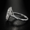 92 Exquisite Marquise-Cut Diamond Halo Ring | 18K White Gold |Marquise Diamond Ring| 18K White Gold Halo Ring | Marquise Engagement Ring