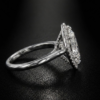 93 Exquisite Marquise-Cut Diamond Halo Ring | 18K White Gold |Marquise Diamond Ring| 18K White Gold Halo Ring | Marquise Engagement Ring