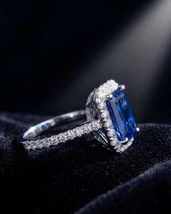 Untitled design (9) Royal Azure Halo Ring